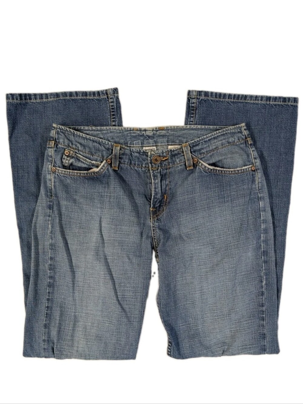 Lucky Brand Wild Child Jeans Womens 8 29 Split Hem Blue Denim Made in USA